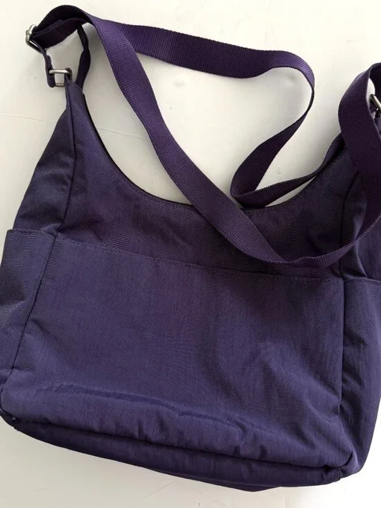 Baggallini shoulder bag Women's purple canvas nylon - Picture 2 of 8